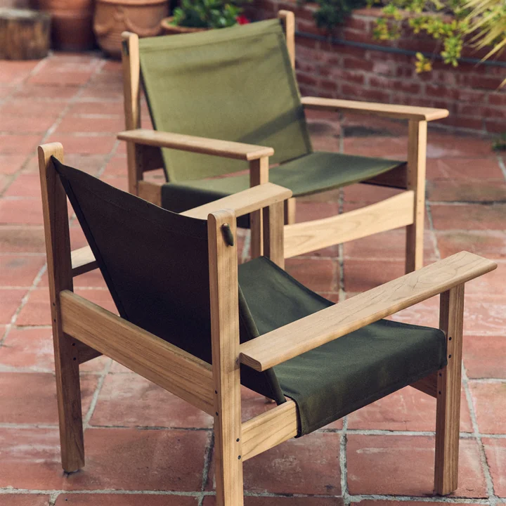 HKliving - Explorer Chair, vert armée