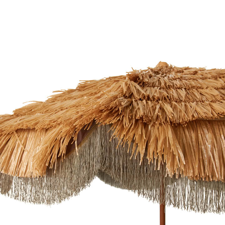 HKliving - Serengeti Parasol, Ø 192 cm, naturel