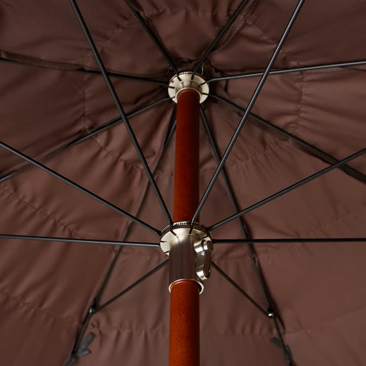 HKliving - Serengeti Parasol, Ø 192 cm, naturel