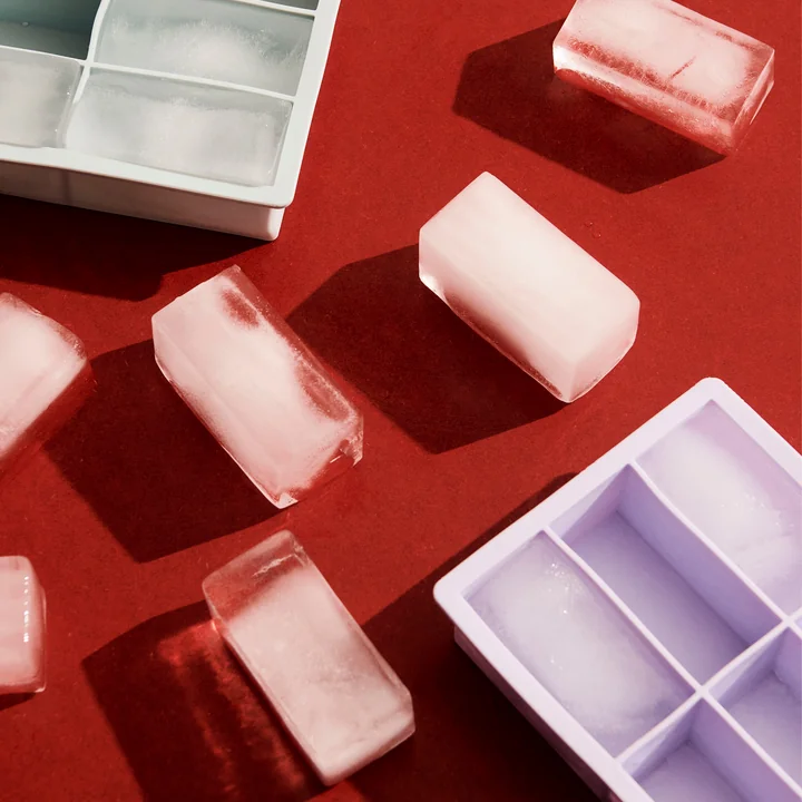 HAY - Machine à glaçons silicone rectangulaire XXL