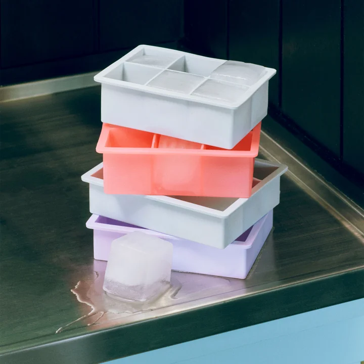 HAY - Machine à glaçons silicone rectangulaire XXL