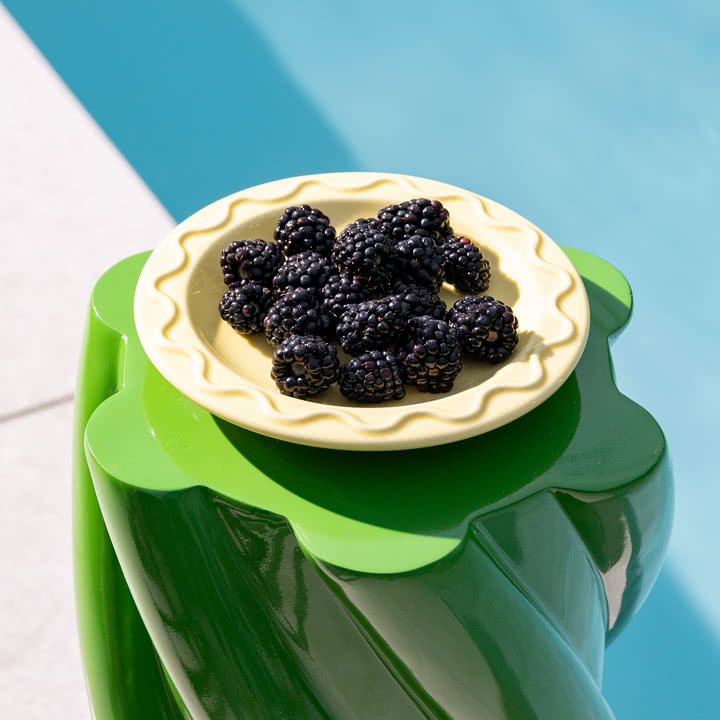 & klevering - Mochi Assiette, Ø 17,5 cm, jaune