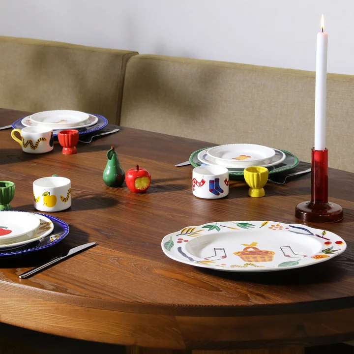 & klevering - Assiette et tasse Haines