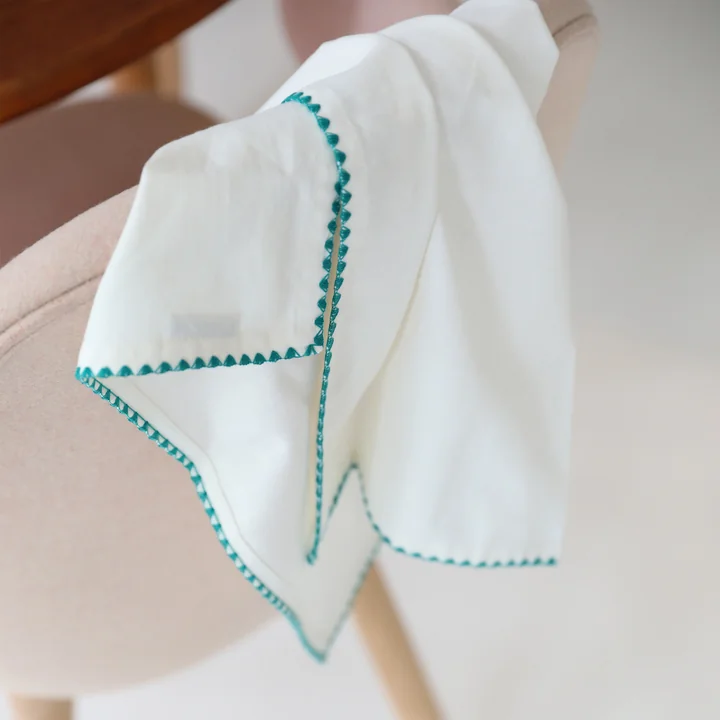 & klevering - Zigzag Serviette de table, 45 x 45 cm, multicolore