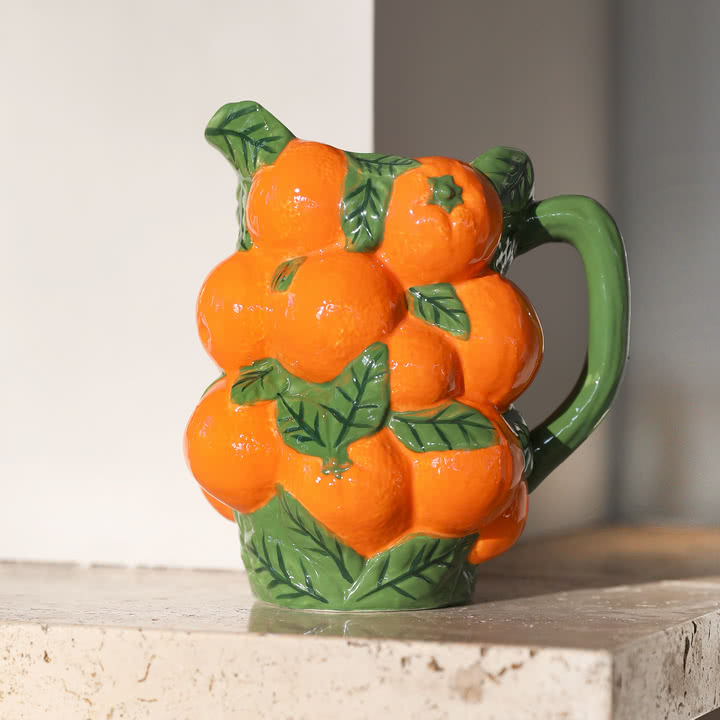 & klevering - Pichet Orange, 1,5 L, orange / vert