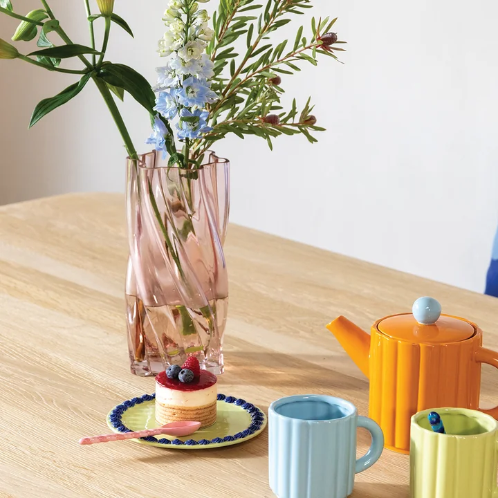 & klevering - Marshmallow Vase 25 x Ø 12 cm, rose