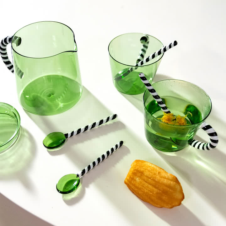 & klevering - Duet théière 1 l et tasses, vert