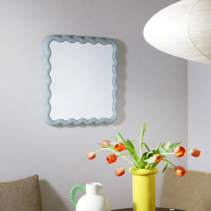 & klevering - Zigzag miroir 60 x 60 cm, mist