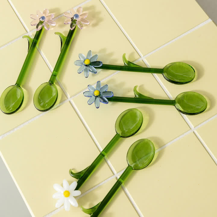 Flora Cuillère, blanc (set de 2) de & klevering