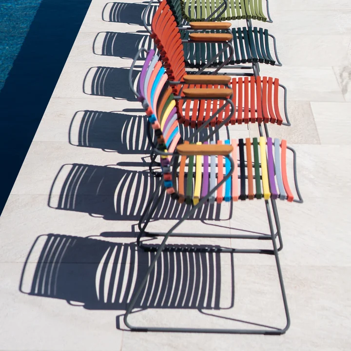 HOUE - CLICK Outdoor Dining fauteuil à haut dossier, multicolore 2