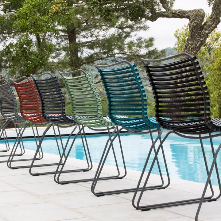 HOUE - CLICK Outdoor Dining chaise, noir