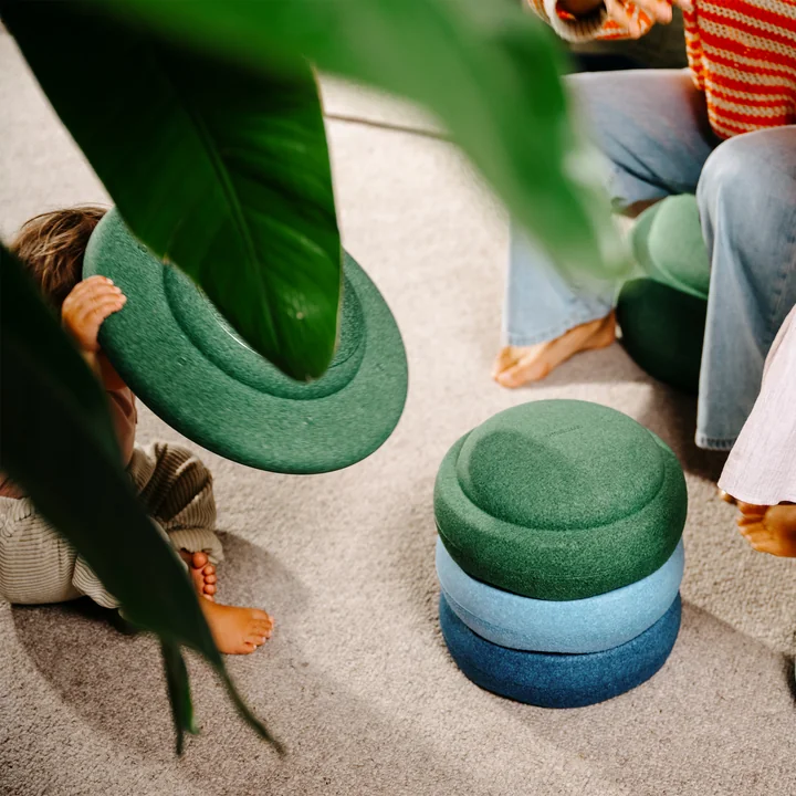 Stapelstein® - Original + planche, Waters & Greens Set (7 pcs.)