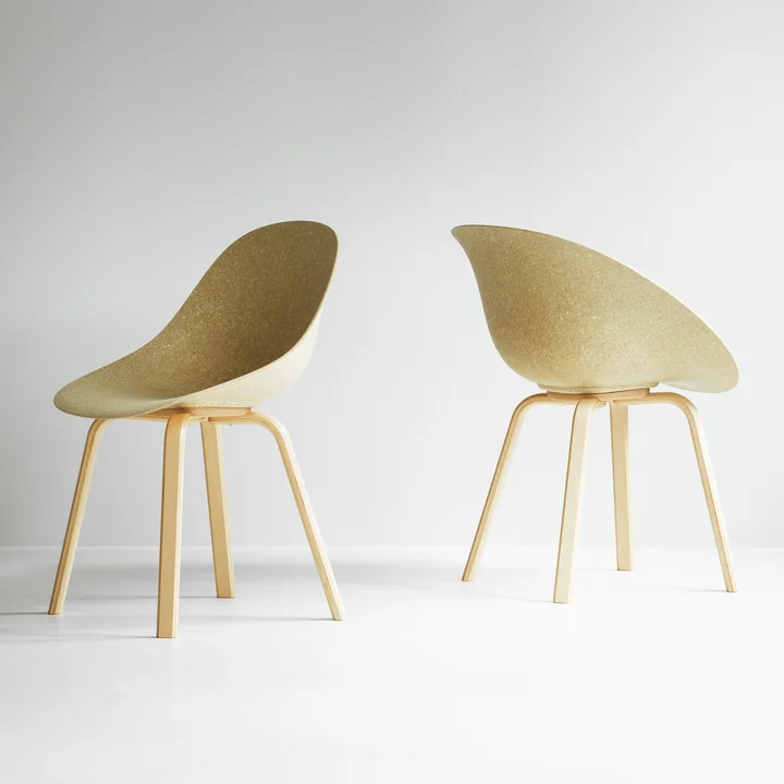 Normann Copenhagen - Mat chaise avec accoudoirs, hemp