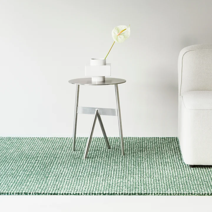 Normann Copenhagen - Tapis Flick 170 x 240 cm, off white / vert foncé