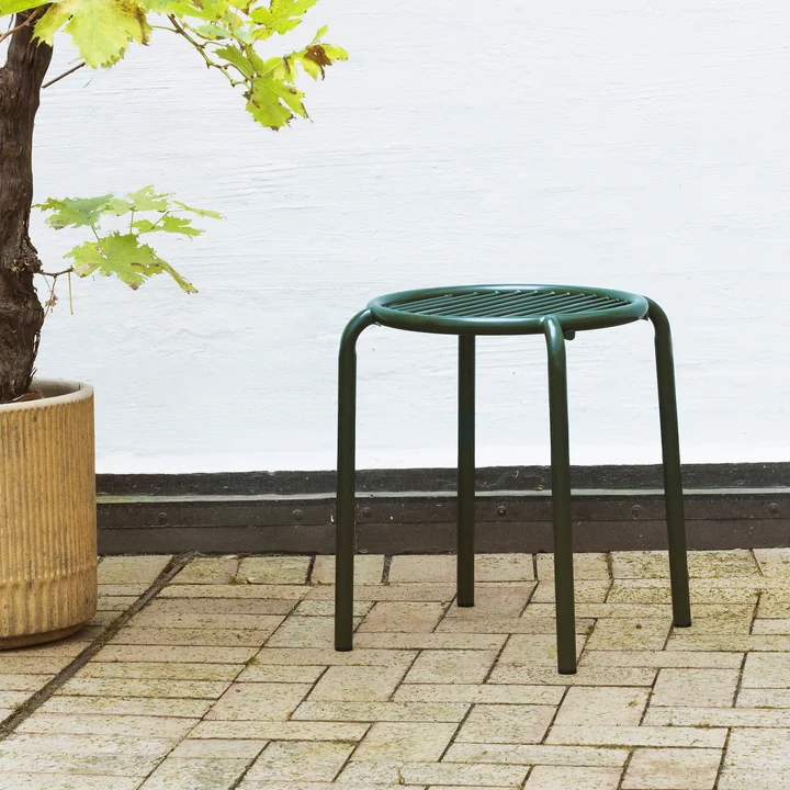 Normann Copenhagen - Vig tabouret, vert foncé
