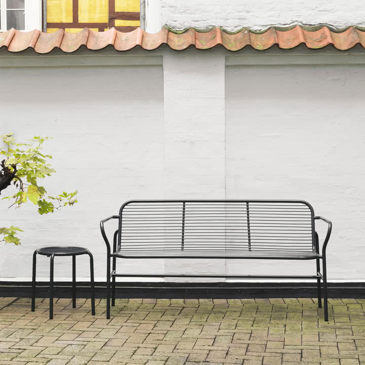 Normann Copenhagen - Vig Dining Banc et tabouret, noir