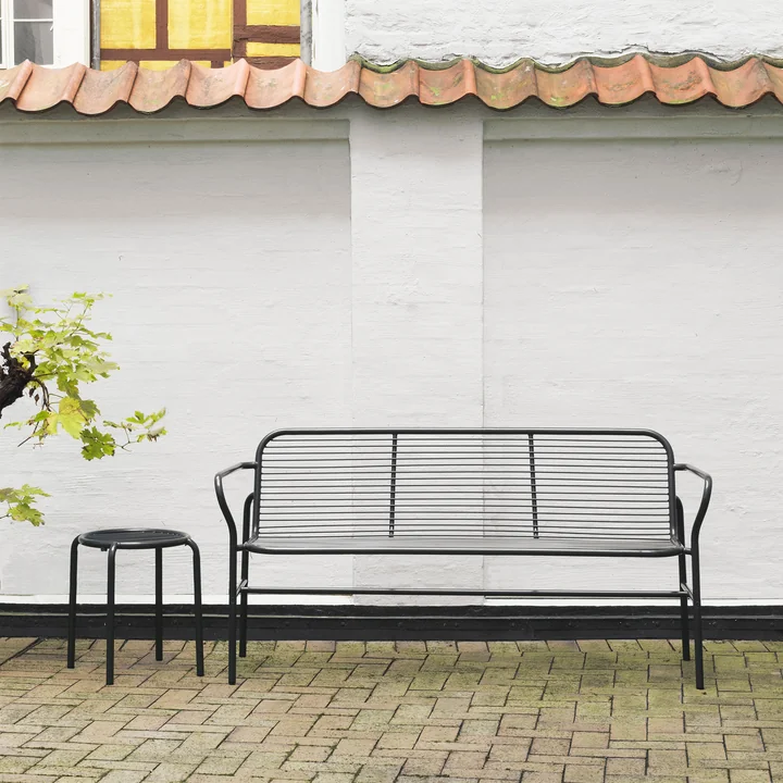 Normann Copenhagen - Vig Dining Banc et tabouret, noir