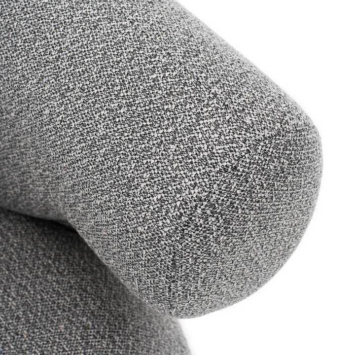 Normann Copenhagen - Burra Outdoor Lounge Chair avec fonction de retournement, whisper (Savane J349)