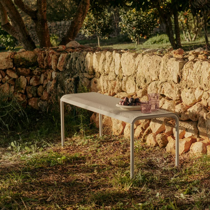 Ferm Living - Dapple Banc de jardin, 130 cm, cachemire