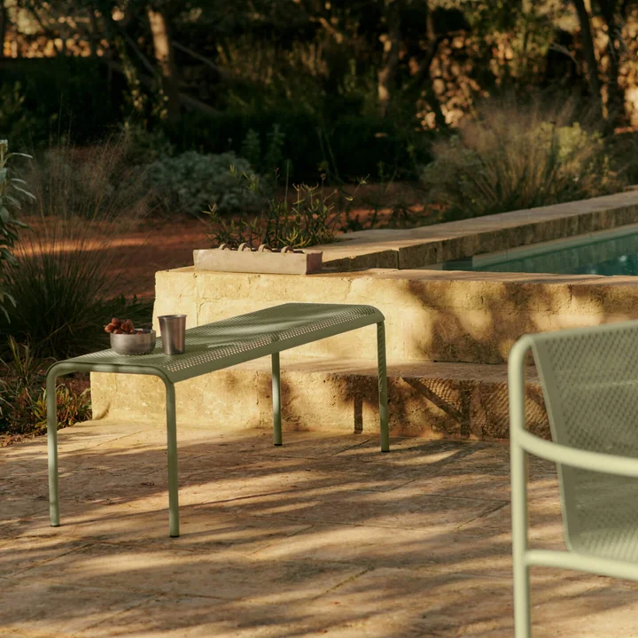 Ferm Living - Dapple Banc de jardin, 130 cm, tea green