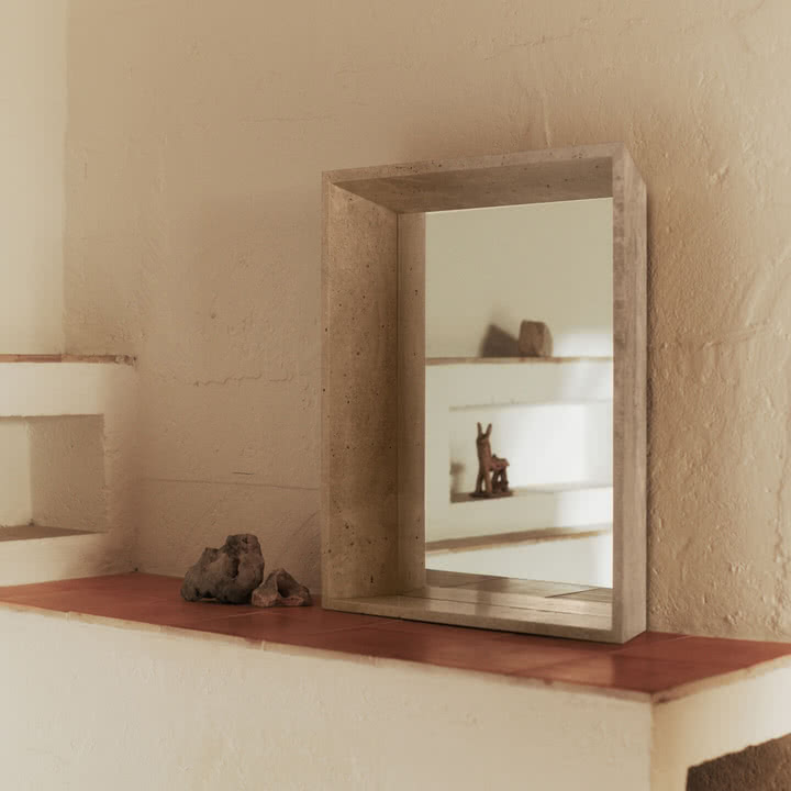 Ferm Living - Lancet miroir, 53 x 63,5 cm, sable