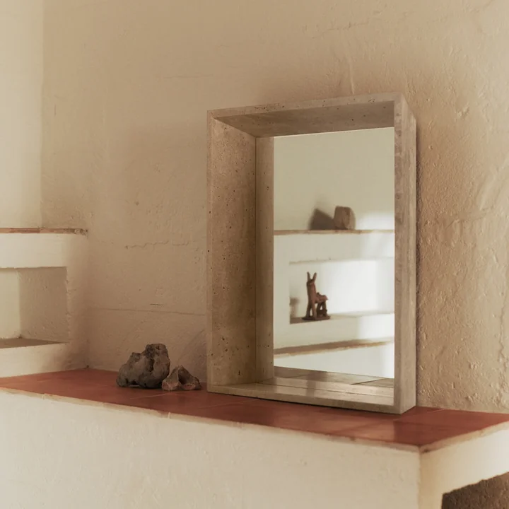 Ferm Living - Lancet miroir, 53 x 63,5 cm, sable