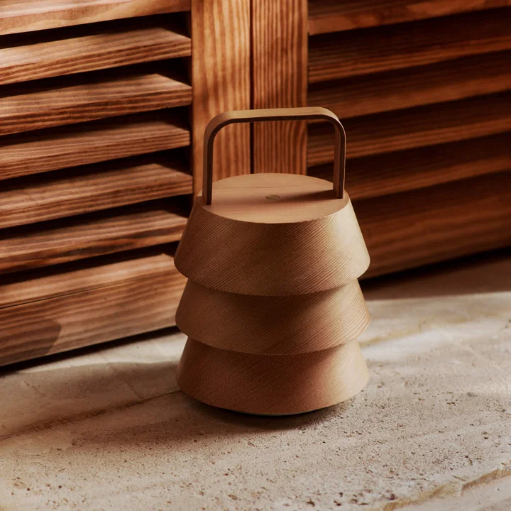 Ferm Living - Luver LED Lampe de table avec accu, nature