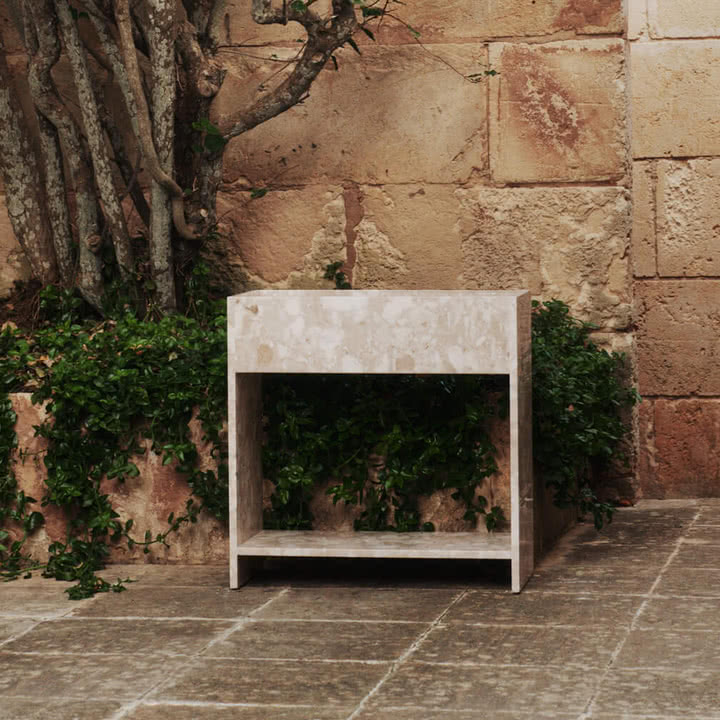 Ferm Living - Stone Plant Box, sable