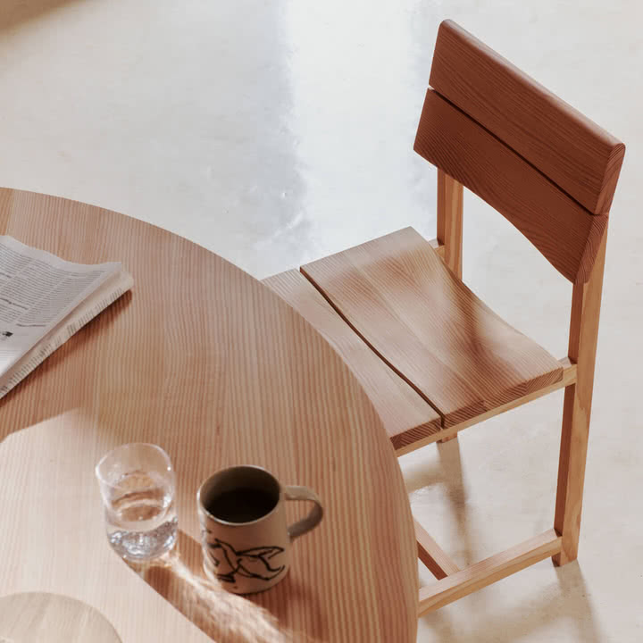 Ferm Living - Chaise Vist, douglas huilé