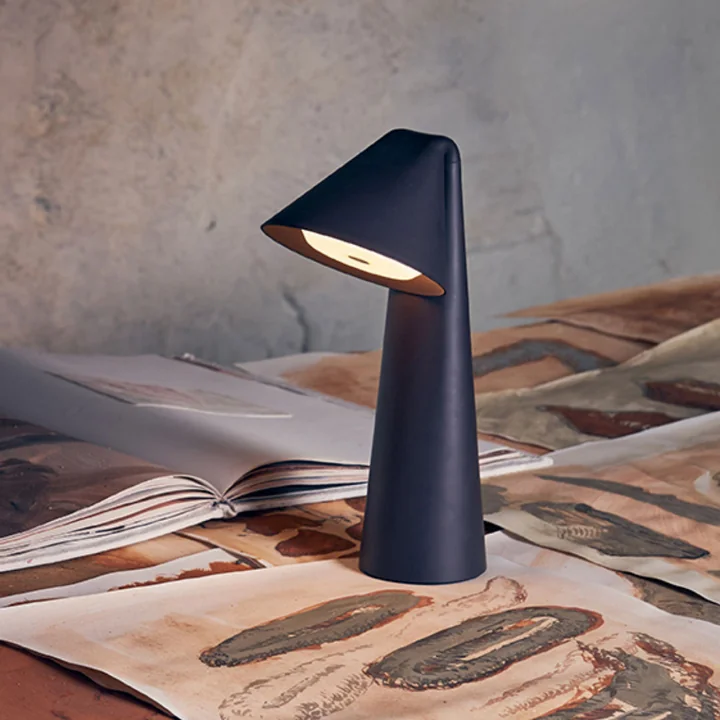 Frandsen - Ami Portable LED lampe à batterie, chocolate clay