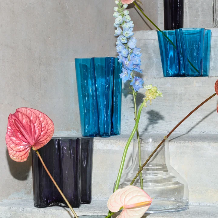 Iittala - Aalto Vase Finlandia 251 mm, turquoise