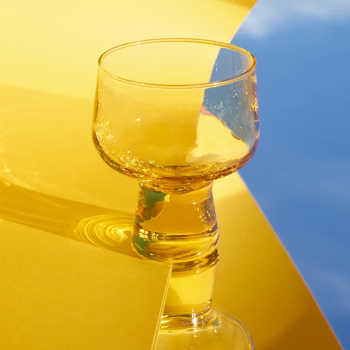 Iittala - Solare verre à pied, 0,29 l, fire yellow