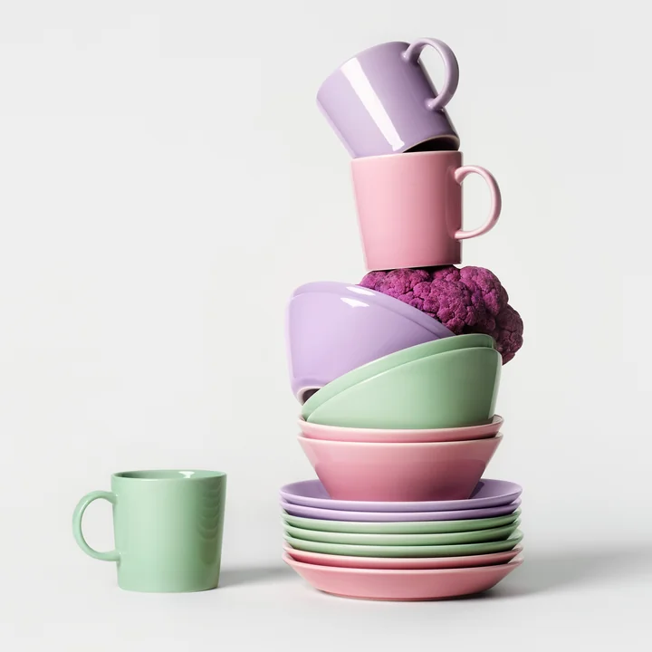 Iittala - Teema, rose / sauge / violet clair