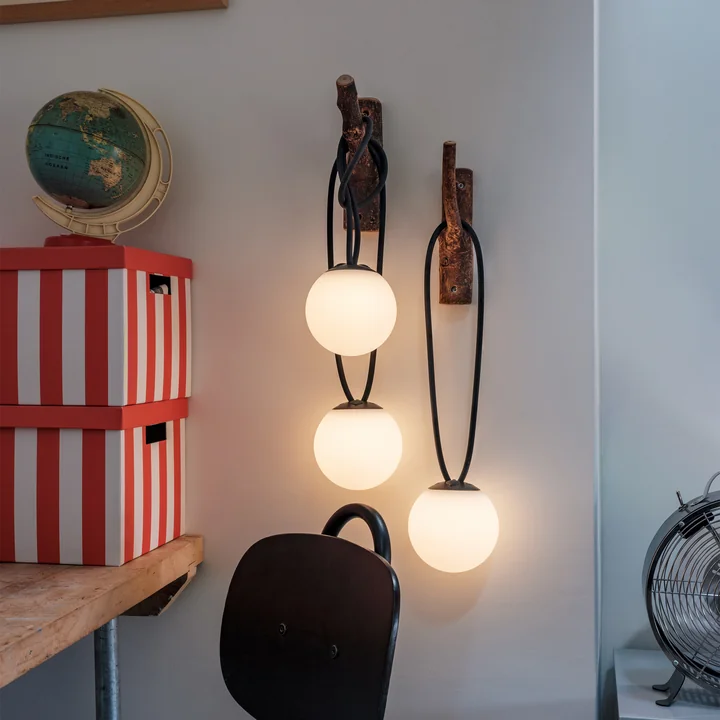 Fatboy - Bolleke Mini Lampe à suspendre, anthracite (set de 3)