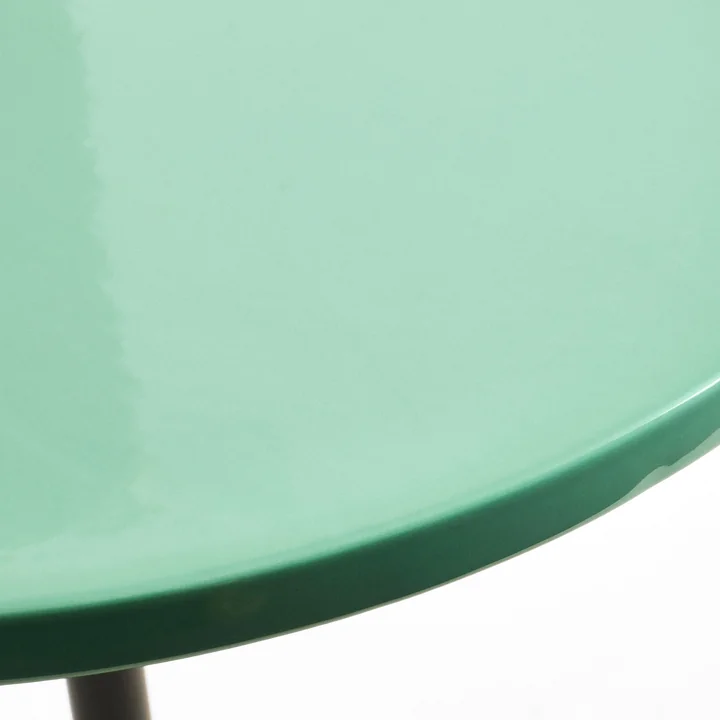 HAY - Pyro table d'appoint, Ø 45 cm, noir / jade
