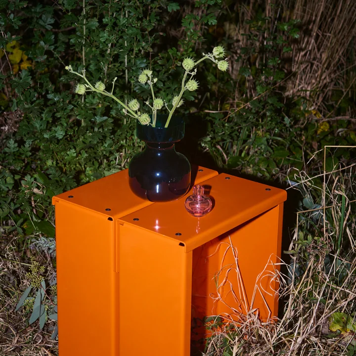 Marimekko - Säkki Vase, Ø 13,2 cm, bleu nuit