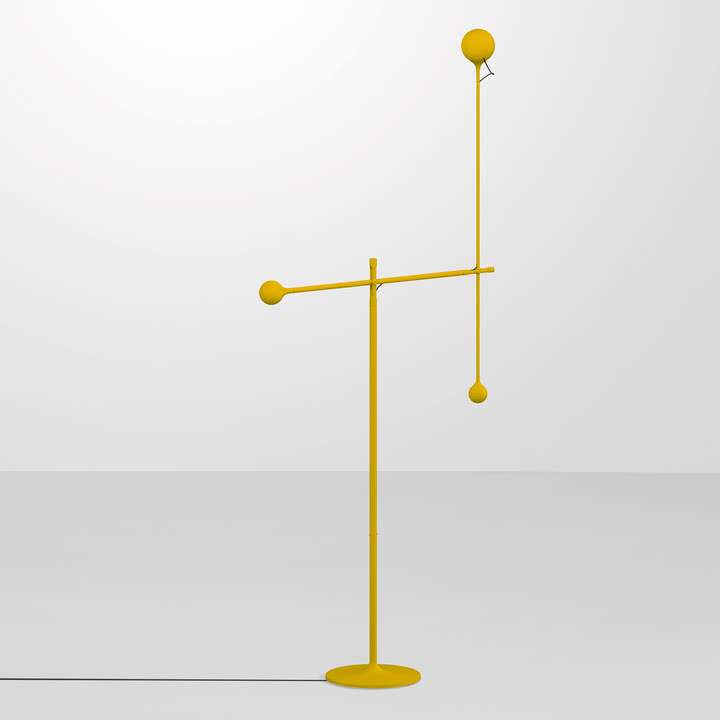 Artemide - IXA Lampadaire LED, jaune
