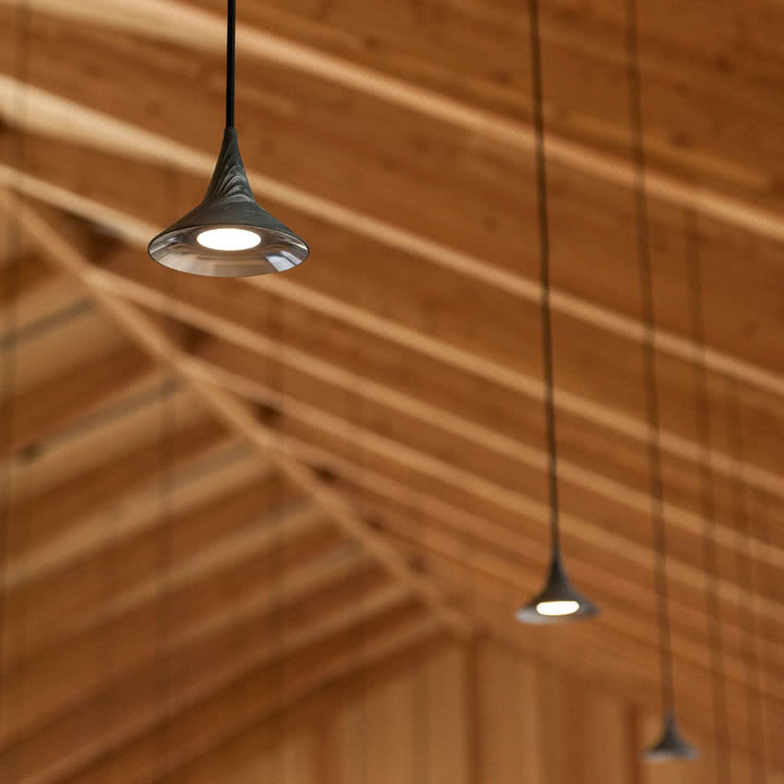 Artemide - Unterlinden Lampe LED suspendue, aluminium