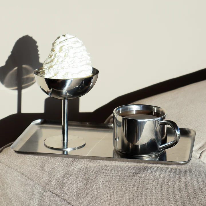 Nichba Design - Set de café, plateau, coupe à glace tall