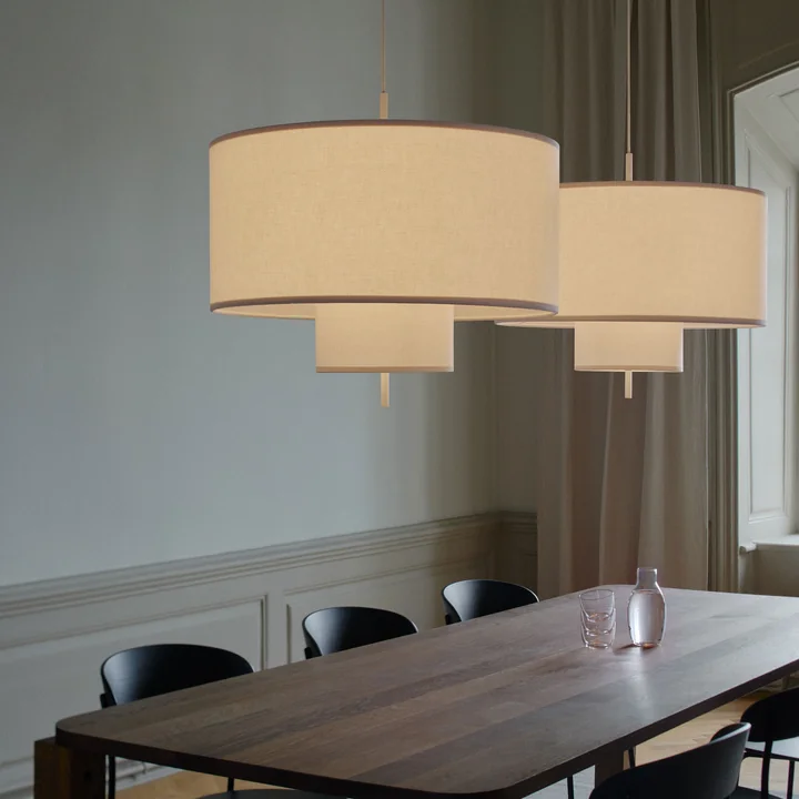 New Works - Margin Lampe suspendue Ø 70 cm, blanc