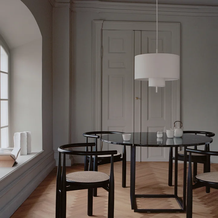 New Works - Margin Lampe suspendue Ø 50 cm, blanc