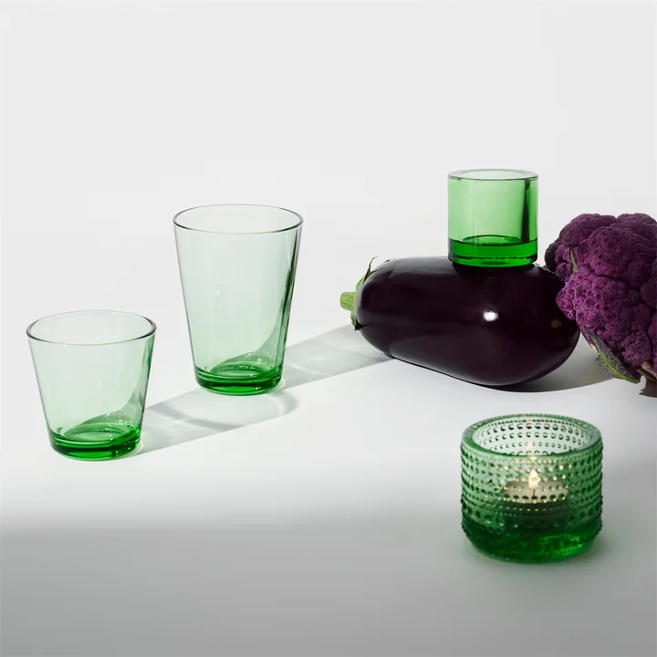 Iittala - Kartio Verre à boire 21 cl, 40 cl, vert pomme