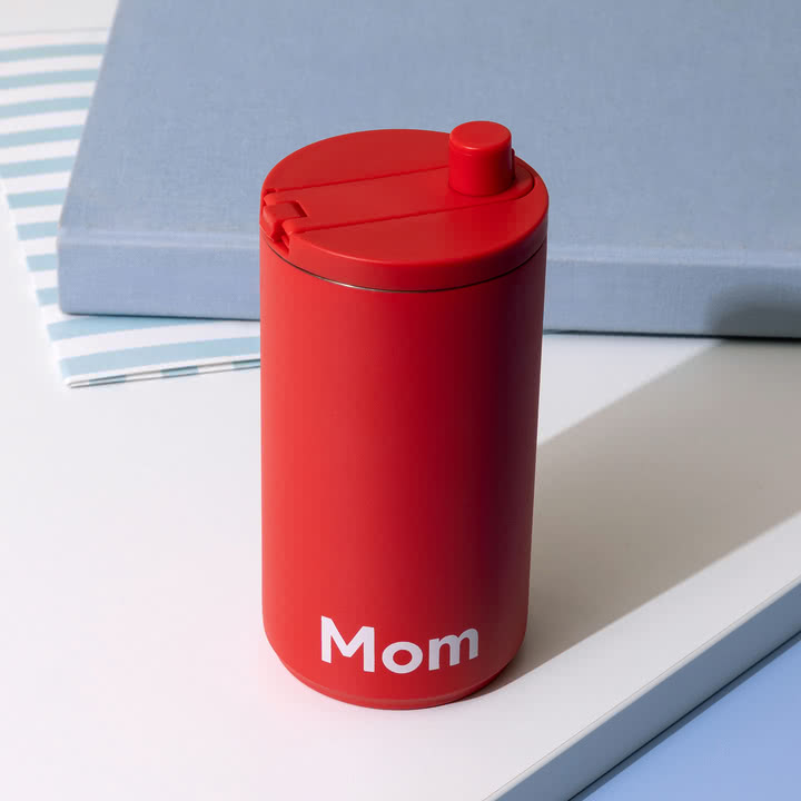 Design Letters - Travel Gobelet, 0.35 l, Mom / deep sea coral