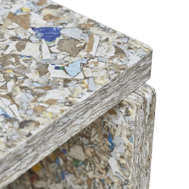 Form & Refine - Remake tabouret, H 45,5 cm, gris