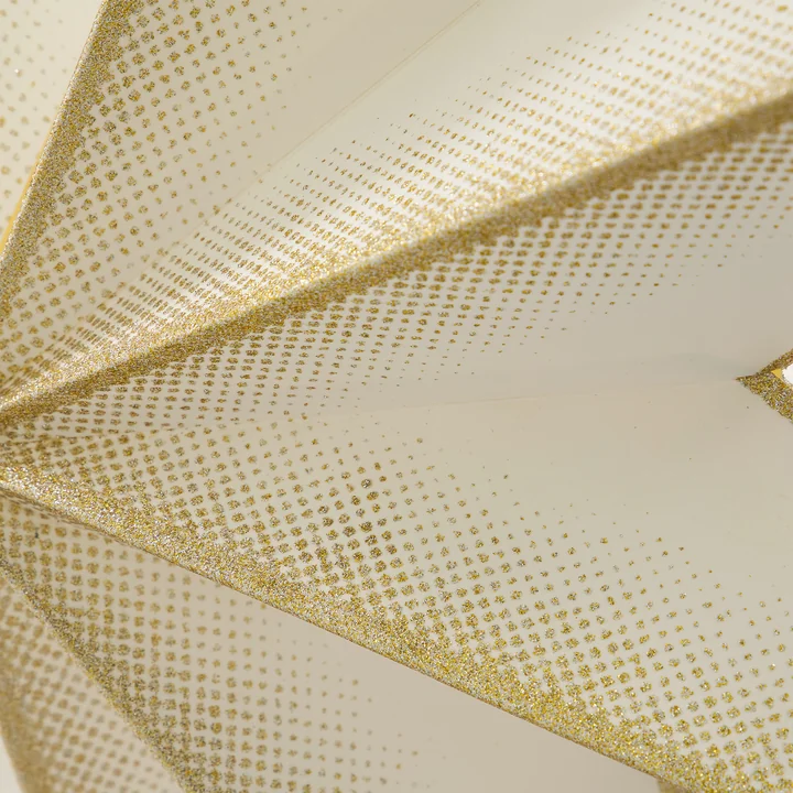 House Doctor - 9 Point Étoile de Noël, blanc cassé / champagne