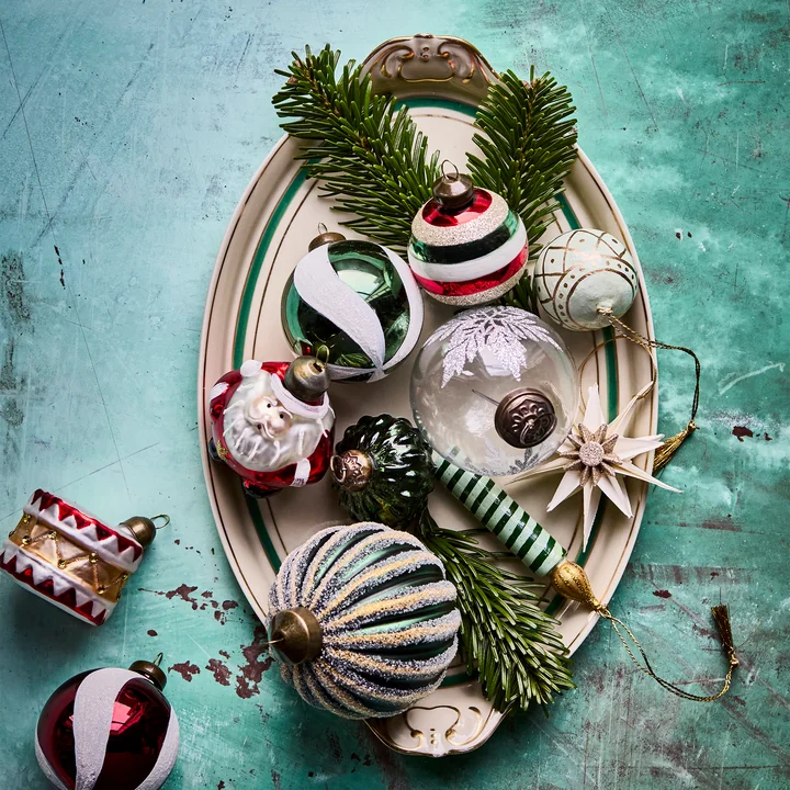 House Doctor - Candle Ornements, vert