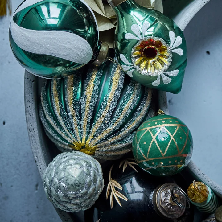 House Doctor - Mach Ornement, Ø 4 cm, vert foncé