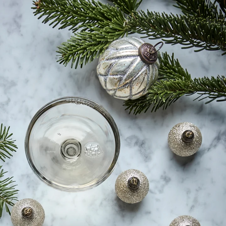 House Doctor - Rhomb Ornements, Ø 7,5 cm, argent antique