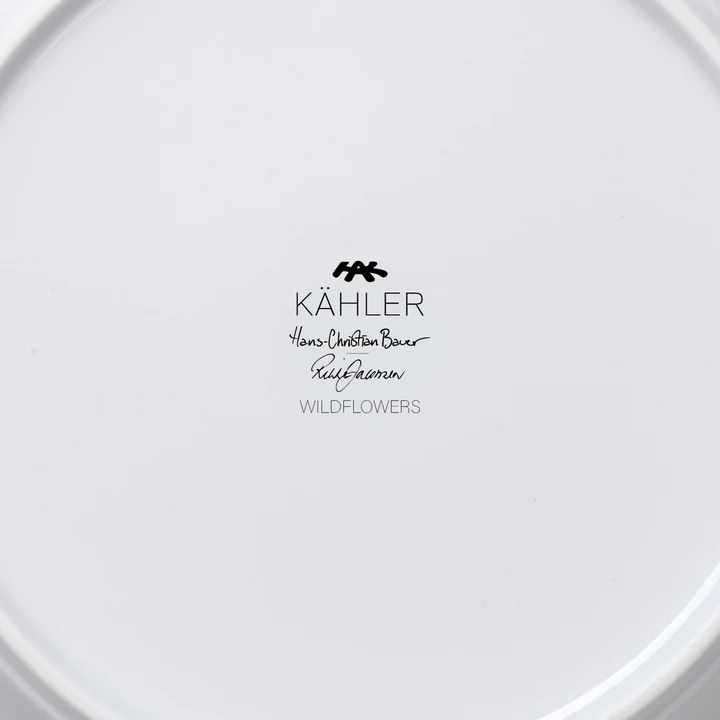 Hammershøi Summer, Assiette, Ø 22 cm, wild flowers de Kähler Design