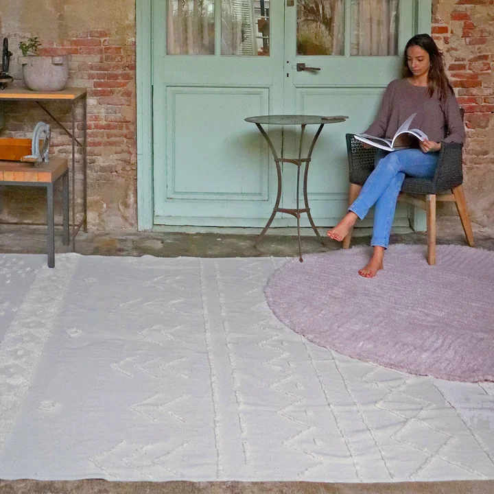 Lorena Canals - Tapis Tribu, 200 cm x 300 cm, natural